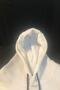 100% Cotton, 3 Ipl. Raised, Fully Fleece Inside, Very Thick (600 Gr) White Hooded Sweatshirt - 3