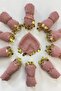 Powder Chiffon Bride Groom Halay Handkerchief, Gift Handkerchief 10 Pieces, Wedding Henna Circumcision Engagement Circumcision - 4