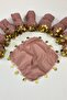 Powder Chiffon Bride Groom Halay Handkerchief, Gift Handkerchief 10 Pieces, Wedding Henna Circumcision Engagement Circumcision - 5