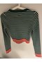 Crew Neck Striped Sweater - 2