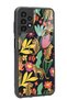 Samsung A-13 Glossy Phone Case with Floral Cats Design - 2