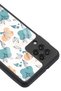 Samsung A-22 Glossy Phone Case with Tiny Leaves Design - 3