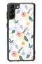 Samsung S-21 Plus Glossy Phone Case with Tiny Flowers Design