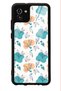 Samsung A-03 Glossy Phone Case with Tiny Leaves Design