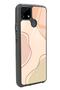 Oppo Realme C25 Glossy Phone Case with Nude Colors Design - 2