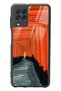 Samsung A-22 Glossy Phone Case with Pastel Windows Design