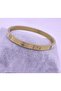 Thick Stone Handcuff Bracelet