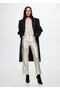 Metallic Look Trousers - 2