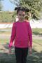 Unisex Crew Neck Basic Long Sleeve Children's T-shirt (4-13) Ages - 5