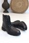 1418 Anatomical Sole Genuine Leather Zippered Men's Sports Boots