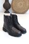 1418 Anatomical Sole Genuine Leather Zippered Men's Sports Boots - 3