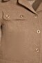 Brown Cropped Fitted Woven Jacket TWOAW23CE00252 - 6