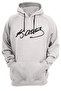 Atatürk Signature Printed 3 Thread. 100% Cotton, Fleece Inside, Very Thick Sweatshirt