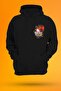 سويت شيرت بقلنسوة مطبوع بدون سحاب من Penny Wise You'll Float - 2