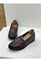 Mımoza 25109 Orthopedic Genuine Leather Shoes with Troc