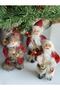 Imported Collectible Christmas Luxury Cute Santa Claus Toy Pine Tree Ornament Decor Mini Trinket - 6