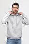 Gray Three Thread Unisex Hooded Kangaroo Pocket Sweatshirt - 3