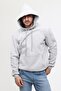 Gray Three Thread Unisex Hooded Kangaroo Pocket Sweatshirt - 7