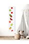 Fruits Height Meter Children's Room Wall Sticker Wall Decoration Pineapple Watermelon Strawberry Cherry Pear Apple Kiwi - 5