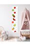 Fruits Height Meter Children's Room Wall Sticker Wall Decoration Pineapple Watermelon Strawberry Cherry Pear Apple Kiwi - 6