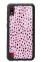 Samsung A-10 Pink Speckle Design Glossy Phone Case