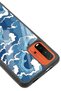 Xiaomi Redmi 9t Blue Wave Design Glossy Phone Case - 3