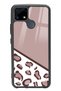 Oppo Realme C25 Coffee Leopard Design Glossy Phone Case