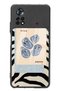 حافظة هاتف لامعة بتصميم Poco X4 Pro Zebra Emoji