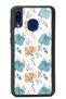 Glossy Phone Case for Samsung A30 Tiny Leaves Design
