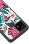 Oppo Realme C21 Glossy Phone Case with Fuchsia Floral Design - 3