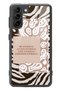 Samsung S21 Emoji Zebra Design Glossy Phone Case