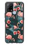 غلاف هاتف لامع بتصميم أوراق الشجر من Tecno Pova Flamingo