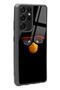 Samsung S-21 Glossy Phone Case with Ultra Black Design - 2