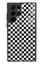 Samsung S22 Ultra Checkered Design Glossy Phone Case