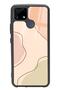 Oppo Realme C25 Glossy Phone Case with Nude Colors Design