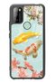 حافظة هاتف لامعة بتصميم P13 Blue Max 128 Koi Fish