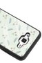 Samsung J7 Glossy Phone Case with Green Leaf Design - 3