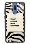 Huawei Mate 10 Lite Zebra Motto Design Glossy Phone Case