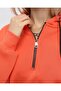Half Zipper Hooded Crop Sweatshirt 5502t - 3