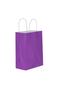 Purple paper bag twist handle small 18 * 24(5pcs)