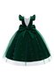 Emerald Green Long Pearl Detailed Skirt Girl's New Year's Graduation Birthday Party Evening Dress - 2