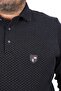 مقاس كبير بياقة بولو Sweat Impact Mc 22717 - أسود - 2