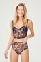 Floral Corseted High Waist Bra Set 668 - 2