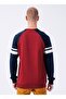 Crew Neck Red Men's Sweatshirt Kathe - 4