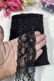 Black Lycra Lace Trim Lace 5 Meters – Decorative Ribbon, Stylish Design, Women's Accessory – Deco