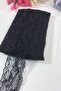 Black Lycra Lace Trim Lace 5 Meters – Decorative Ribbon, Stylish Design, Women's Accessory – Deco - 5