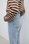Women's Ice Snow Blue Mom Jeans - 3