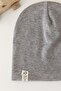 Black - Gray 2-Piece Ribbed Beret - 5