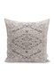 Vintage Motif Hereke Patterned Digital Printed Pillow Throw Pillow Cover on Cream Floor
