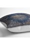 Digital Printed Pillow and Throw Pillow Cover with Ottoman Motif and Gold Detail on Dark Blue Floor - 4